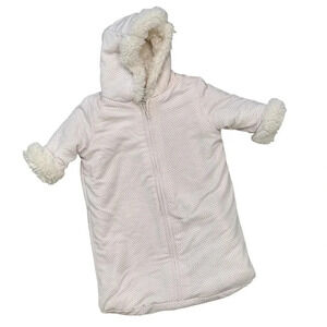 Restoration Hardware Baby & Child 6 Month Bunting Suit Coat Sherpa